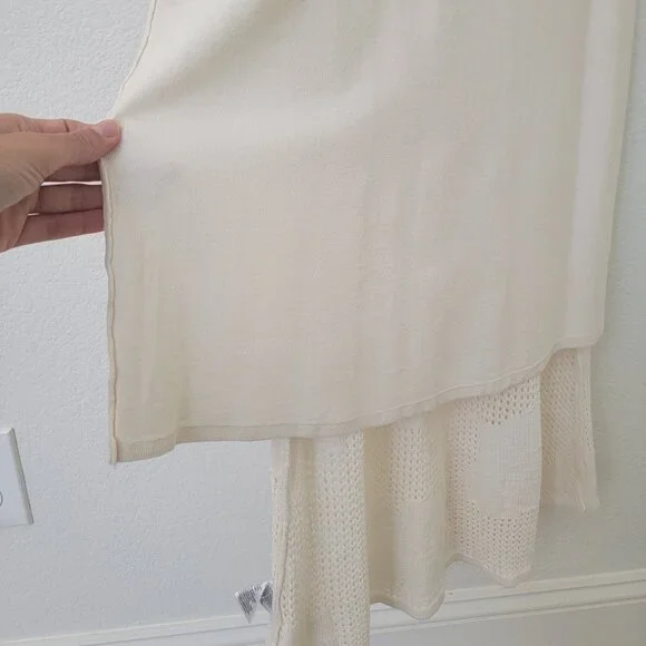 Z SUPPLY Praya Fleur Crochet Midi Dress in Natural XS BRAND NEW - Picture 12 of 13